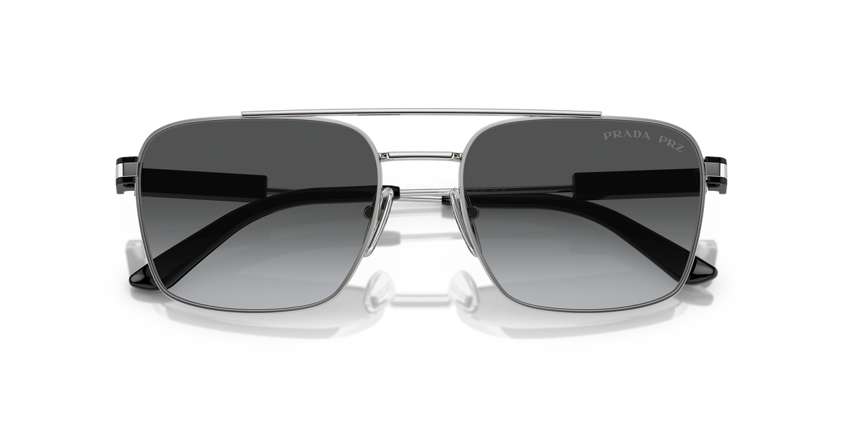 PR 67ZS Silver/Polar Grey Gradient/Polarized L