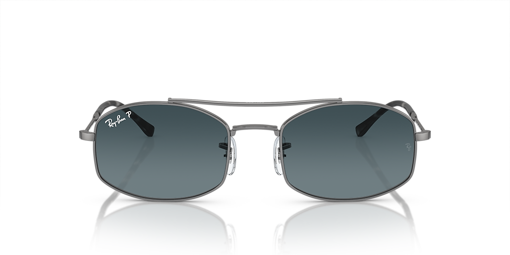 RB3719 Ray-Ban Silver/Blue L