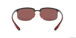 RB4322M Black/Purple/Silver Mirror Chromance Polarized STD