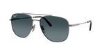 RB8097 William Titanium Ray-Ban Silver/Blue XL