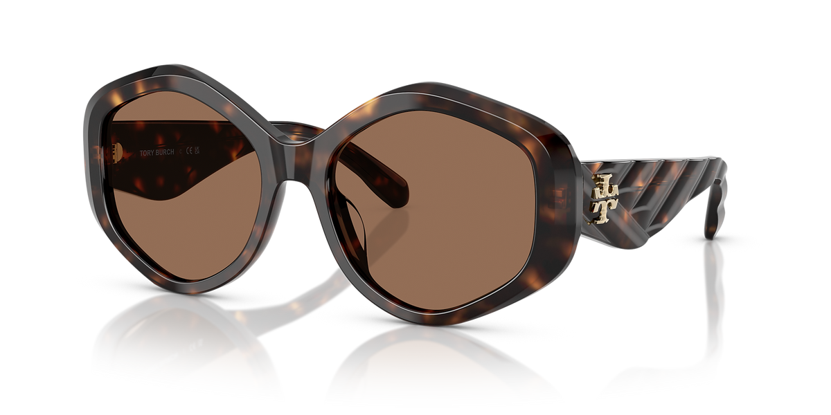 TY7217U Tory Burch Tortoise/Brown M