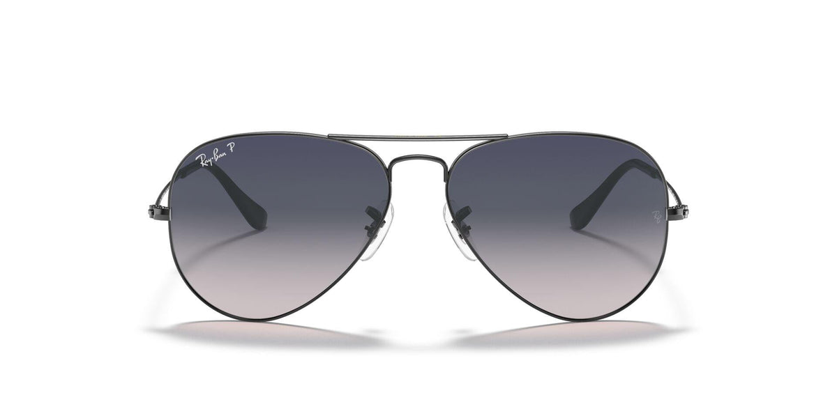 RB3025 Silver/Blue/Grey/Polarized M