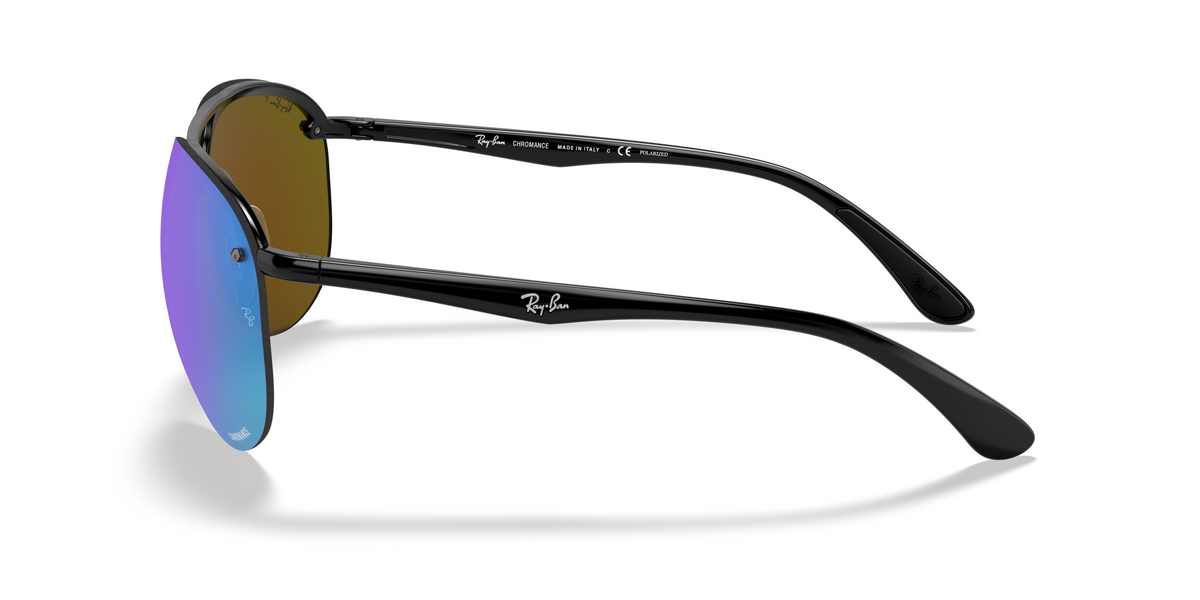 RB4293CH Black/Blue Gradient Mirror Chromance/Polarized STD