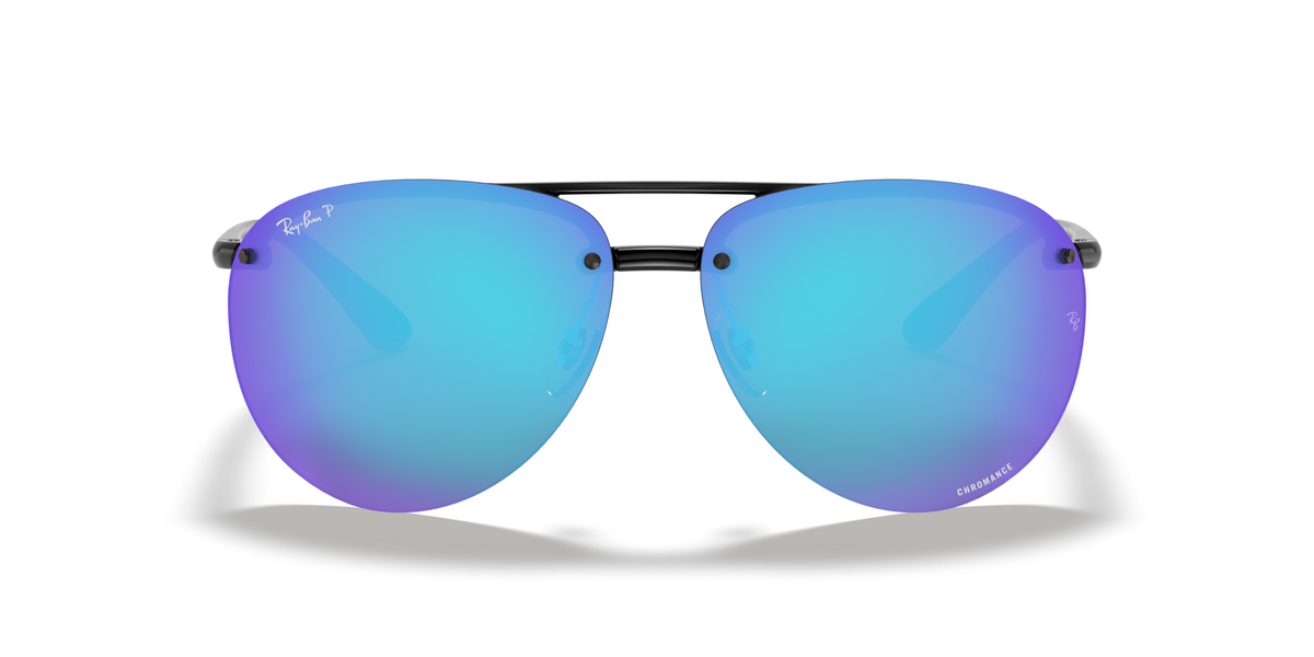 RB4293CH Black/Blue Gradient Mirror Chromance/Polarized STD