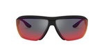 PS 09VS Black/Dark Grey Mirror Blue/Red