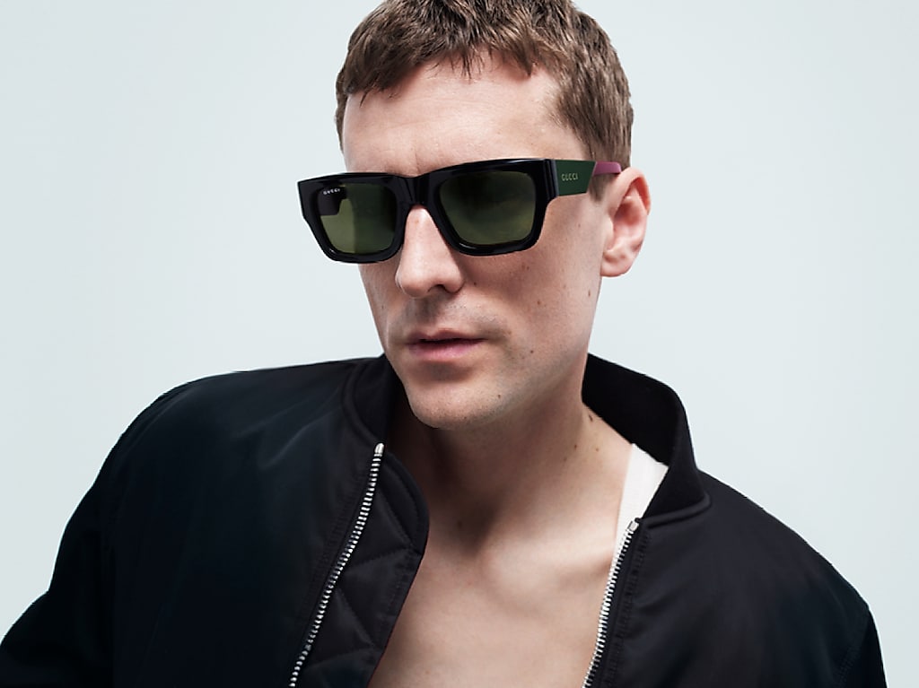 GG1668S Gucci Black/Green S