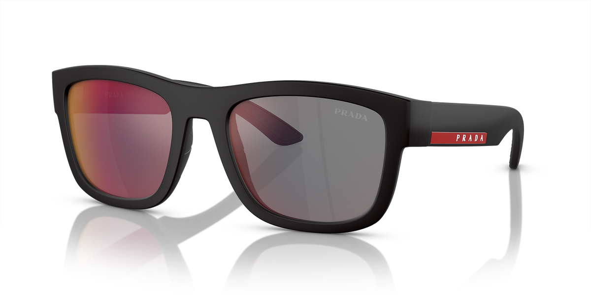 PS 01ZS Black/Dark Grey Mirror Blue/Red XXL