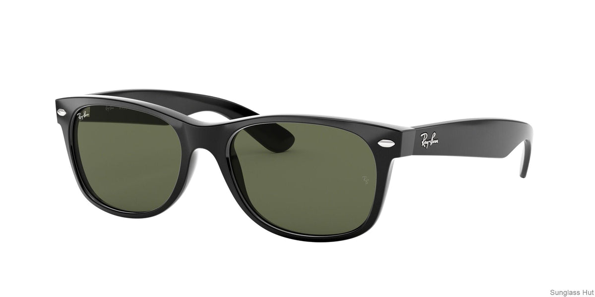 RB2132 New Wayfarer Classic Black/Green S
