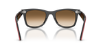 RB2240 Wayfarer Ray-Ban Red On Black/Gradient Brown M