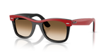 RB2240 Wayfarer Ray-Ban Red On Black/Gradient Brown M