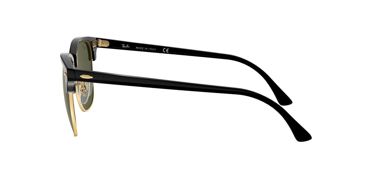 RB3016 Clubmaster Classic Black/Green M
