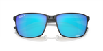 RB3721CH Ray-Ban Black on Silver/Blue XXL