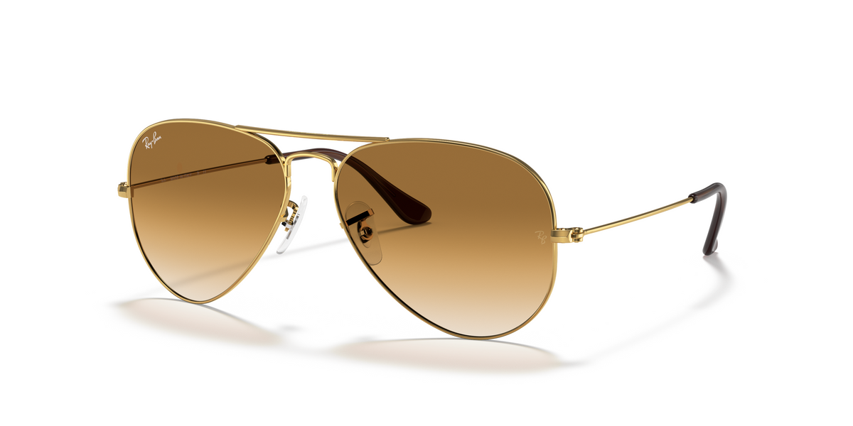 RB3025 Gold/Light Brown Gradient S