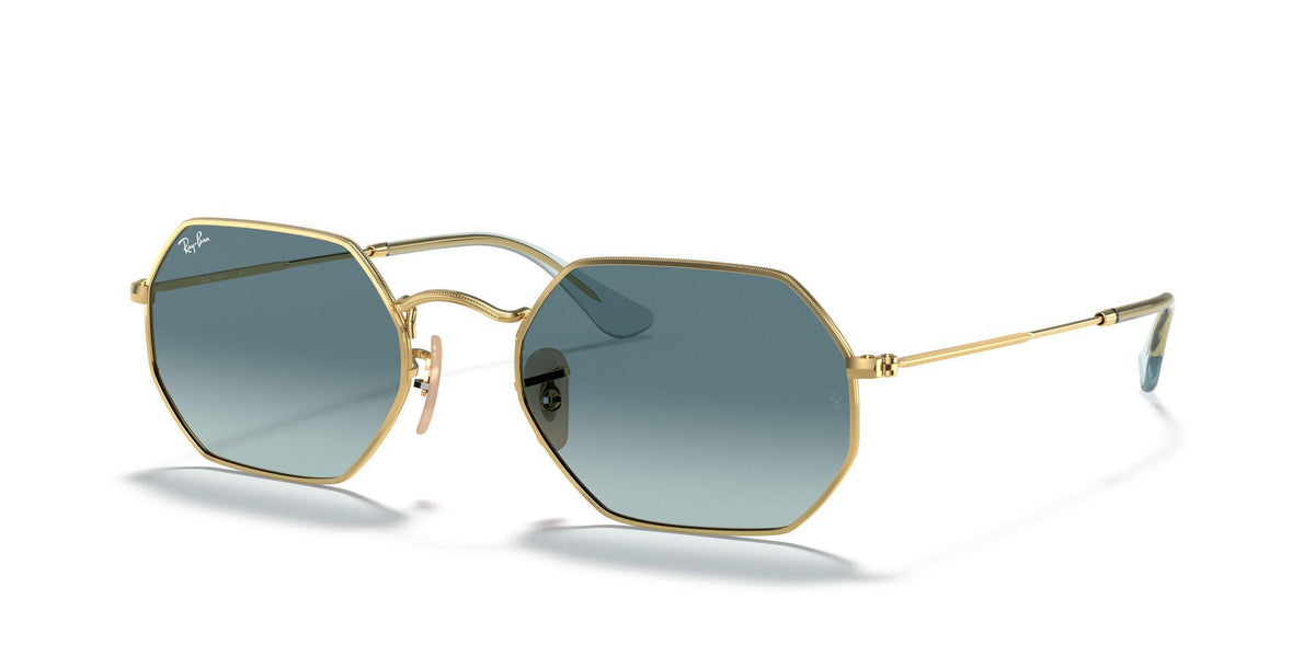 RB3556N Gold/Blue Gradient L