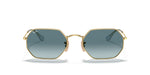RB3556N Gold/Blue Gradient L