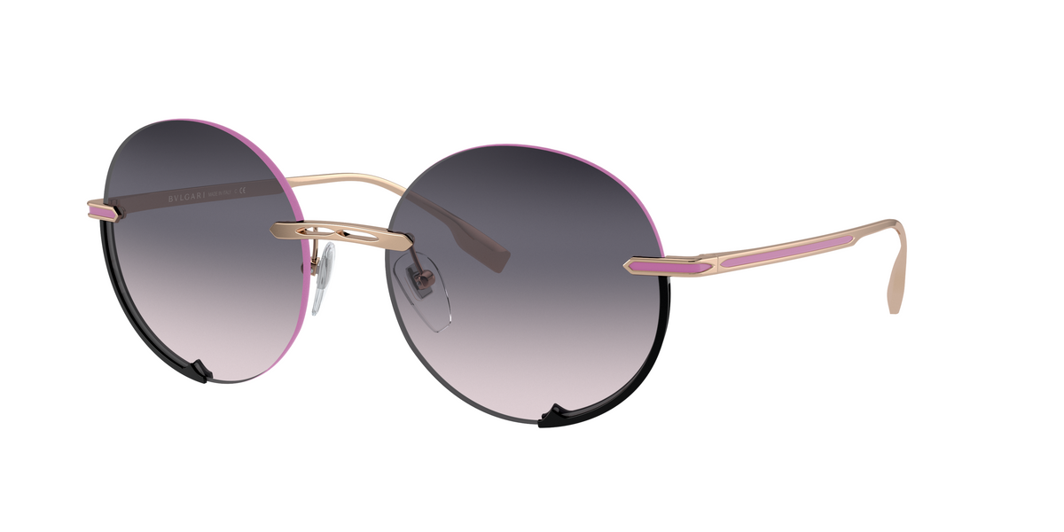 BV6153 /Pink On Violet Mirror Silver