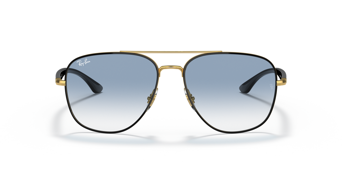 RB3683 Black/Light Blue Gradient STD