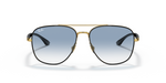 RB3683 Black/Light Blue Gradient STD